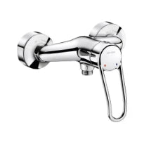 DELABIE Mitigeur de douche mécanique, manette ajourée, racc. S/C