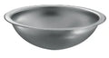 Delabie Hemi lavabo encastré rond 385 mm - RVS 304 mat - sans trou de robinet - sans trop-plein