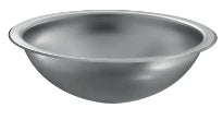 Delabie Hemi lavabo encastré rond 385 mm - RVS 304 mat - sans trou de robinet - sans trop-plein