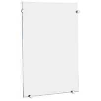 DELABIE Miroir de toilette rectangulaire 500x750 épaisseur 6 mm