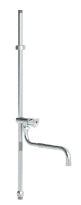 DELABIE Colonne de prélavage longue F3/4" avec bec télescopique