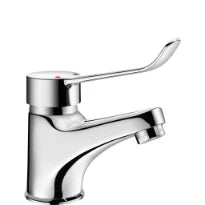 DELABIE Mit. lavabo mécanique H.60, ss tirette, levier Hygiène, BEL