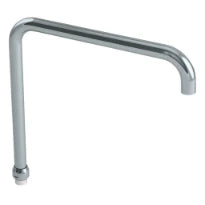 DELABIE Bec tube orient. par-dessus Ø22 L.300 écrou 3/4''+ BJ laiton