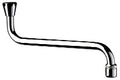 DELABIE Bec horizontal F3/4" L.300 - H.130 brise-jet réglable