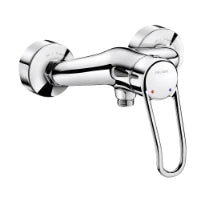 DELABIE Mitigeur de douche EP, manette ajourée, raccords S/C