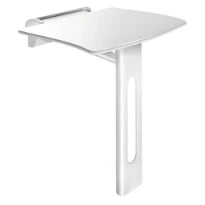 Delabie Siège de douche rabattable amovible avec pied Be-Line blanc