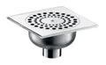 DELABIE Siphon de sol à platine 140x140 - sortie verticale Ø40