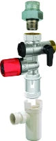 Bosch Acces DF 0012 Kit de sécurité 1/2 avec groupe de sécurité, siphon et raccord diélectrique
