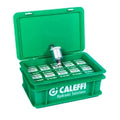 Caleffi Promobox 15x Minical purgeur automatique 1/2 M - chromé - avec clapet d'isolement - capuchon hygroscopique