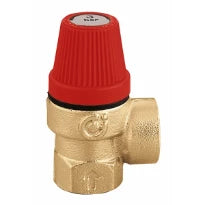CALEFFI overdrukventiel 5 atm 1/2"Fx1/2"F