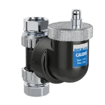 Caleffi 551 DisCalSlim séparateur d'air FF 22 x 22 mm - Universel horizontal/vertical - synthétique