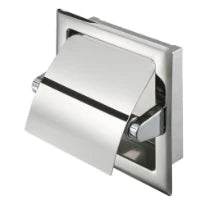 PORTE PAPIER WC GEESA STANDARD 16 - 16 ! inox modèle à encastrer avec couvercle