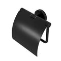 Geesa Nemox Black porte-rouleau avec couvercle 150x140x75mm noir