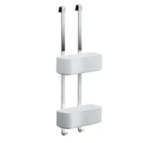 Geesa Frame paniers de douche suspendus blanc/chromé