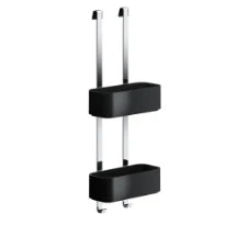 Geesa Frame paniers de douche suspendus noir/chromé