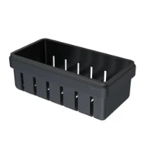 Geesa noir mat - panier de douche avec insert