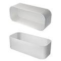 Geesa Frame panier de douche multiBasket - tablette blanc - chromé
