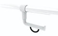 Normbau Nylon Care Porte-rouleau pour barre d'appui PRH 98 Nylon, montage ultérieur, Blanc 019