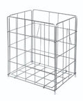 Normbau Corbeille à déchets 320 x 250 x 380 mm, 30 l, Inox 009