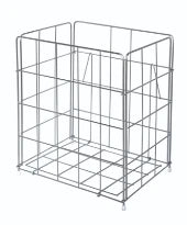 Normbau Corbeille à déchets 320 x 250 x 380 mm, 30 l, Inox 009