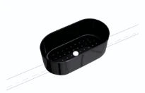 Normbau Console de douche avec clamp, 210 x 110 x 75 mm, Blanc 019