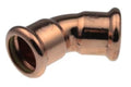 VSH Xpress Cuivre Gaz coude 45° FF 28 x 28 mm