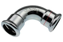 VSH Xpress acier zingué coude 90° FF 54 x 54 mm