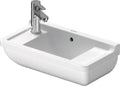 Duravit Starck 3 lave-mains 500 x 260 mm - blanc - sans trou de robinet - avec trop-plein