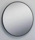 Procasa Mir miroir rond 800 mm - noir - bord métallique
