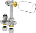 Jaga set 104 low H2O sol avec bouton thermostatique AW - raccordement 15 mm