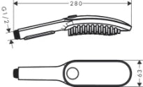 Hansgrohe Furly douche pour chien 150 3j petrol