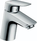 Hansgrohe Logis mitigeur lavabo bec fixe chromé Comfortzone 70, safety function, sans vidage