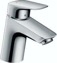 Hansgrohe Logis mitigeur lavabo bec fixe chromé Comfortzone 70, safety function, sans vidage