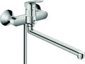 Hansgrohe Logis mitigeur bain apparent avec bec long chromé