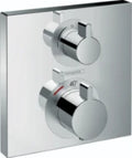 Hansgrohe Ecostat Square set de finition - chromé - 2 systèmes