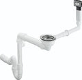 Hansgrohe D16 - 10 - Sifon et vidage man. pr évier simple (granite)