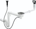 HANSGROHE D16 - 11 - Sifon et vidage aut. pr évier simple (granite)