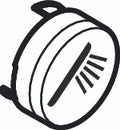 Hansgrohe ET bouton-poussoir symbole douchette