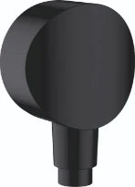 Hansgrohe Fixfit S avec raccordement en plastique noir mat