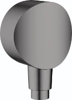 Hansgrohe Fixfit S avec raccordement en plastique noir chromé brossé