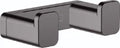 Hansgrohe AddStoris crochet double noir chromé brossé
