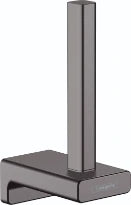 Hansgrohe AddStoris réserve porte-rouleau noir chromé brossé