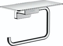 Hansgrohe AddStoris porte-rouleau avec tablette chromé