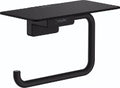 Hansgrohe AddStoris porte-rouleau avec tablette noir mat