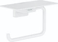 Hansgrohe AddStoris porte-rouleau avec tablette blanc mat