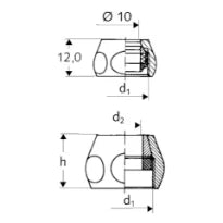 SCHELL Raccord à sertir, complet 3/4" x 15mm, chromé