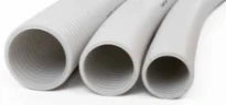 Begetube (78390805) Profi-air flexible de ventilation (rouleau 50m) - gris - antistatique et antibacteriel 90 mm - prix par mètre