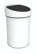 Normbau Nylon Care Poubelle murale 0300499, 182 x 185 x 280 mm, Ø 182 mm, Blanc 019
