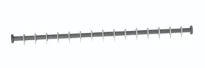 Normbau Nylon Care Tringle droite pour rideau de douche avec anneaux, NY.DU-VST 781.240, L = 1576 - 2200 mm, Blanc 019