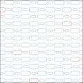 Normbau Rideau de douche, 1200 x 2000 mm, 051, blanc à motifs ovales 051